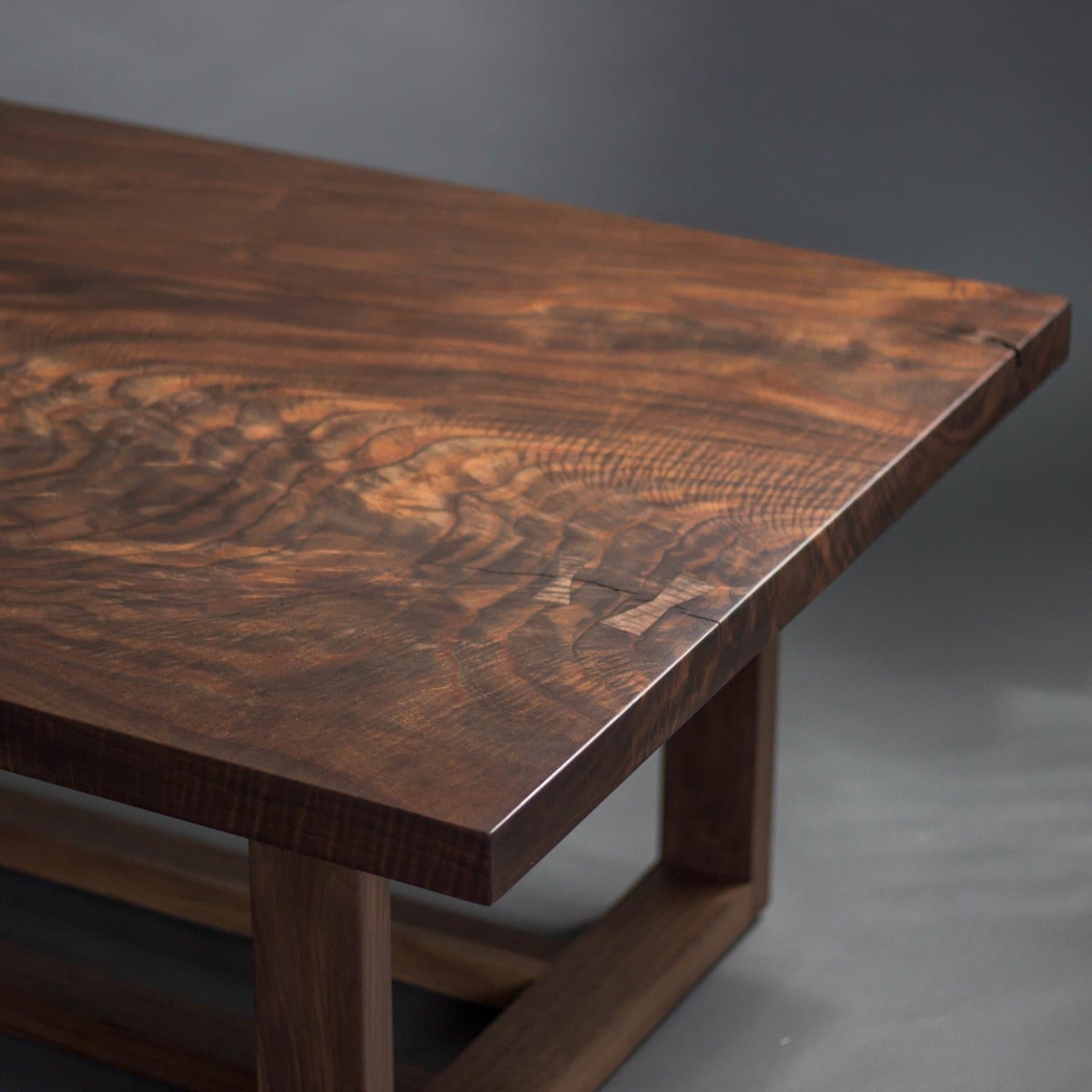Single Slab Walnut Coffee Table, photo 1 of 6